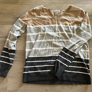 Size L Long Sleeve Striped Shirt
